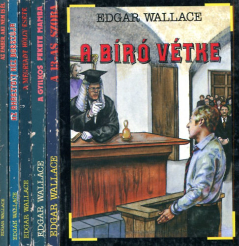 Edgar Wallace - 6 db Edgar Wallace ktet: