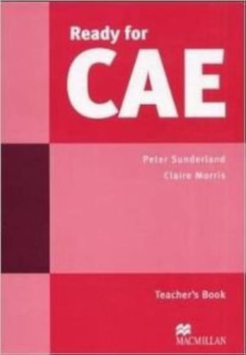 Peter Sunderland - Ready for CAE: Teacher's Book