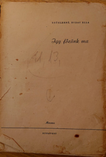 Brklern Buday Ella - gy fznk ma