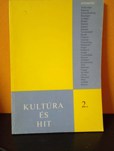 Nincs feltüntetve - Kultúra és hit - beszélgetések - 2. füzet