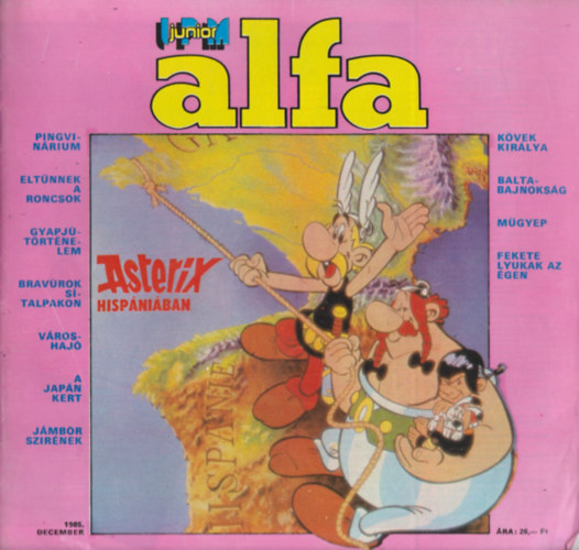 IPM Junior Alfa - VII. vf. 6. szm, 1985. december: Asterix Hispniban