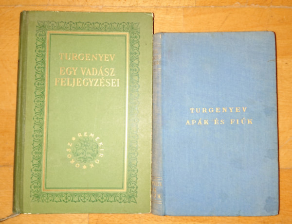 Turgenyev - 2 k�nyv Turgenyevt�l: Ap�k �s fi�k, Egy vad�sz feljegyz�sei
