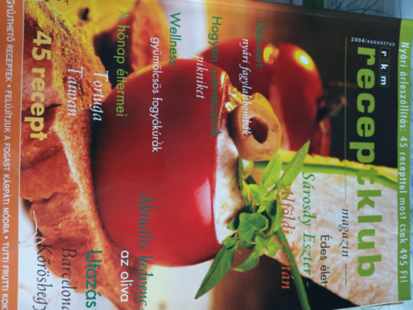 RKM - Receptklub magazin 2004. augusztus