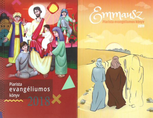 2 db Piarista evangéliumos könyv, 2018, Emmausz 2019