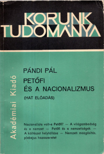 Pándi Pál - Petőfi és a nacionalizmus (hat előadás)