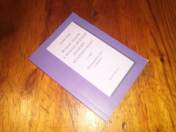 S�ndor Endre - Jusson nekem a benned m�k�d� l�lekb�l k�tszeres r�sz! Elizeus pr�f�ta �lete �s �zenete