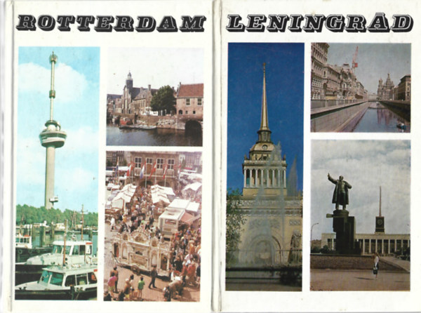 2 db Panor�ma K�lf�ldi v�roskalauzok, Lindner L�szl�: Rotterdam, Csath� Istv�n: Leningr�d