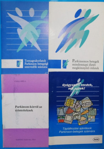 dr. Csala Béla Gudrun Ulm - Tornagyakorlatok Parkinson betegségben szenvedők számára + Parkinsonos betegek mindennapi életét megkönnyítő ötletek + Parkinson-kórról az érintetteknek + Gyógyszert szedek, mit egyek? (Táplálkozási ajánlások Parkinson-betegek szá
