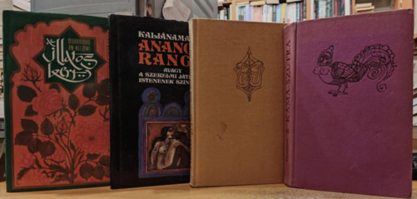 4 db erotikus m� - D�m�daragupta: A ker�t�n� tan�t�sa + Kalj�namalla: Anangaranga, avagy a szerelmi j�t�kok isten�nek sz�npada + Muhammad an-Nefzawi: Az illatos kert + V�tszj�jana: K�ma-Sz�tra