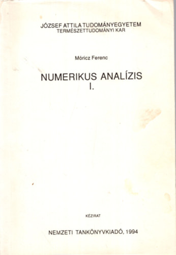 Mricz Ferenc - Numerikus analzis I.