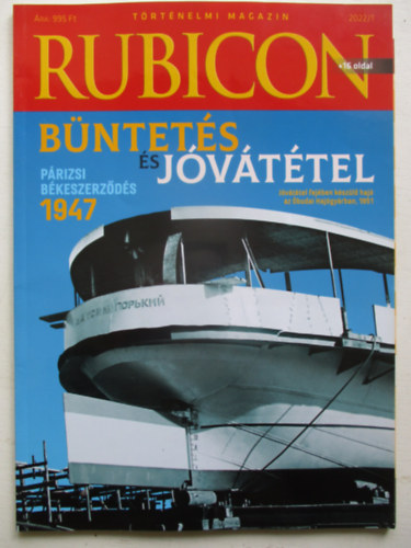 Rubicon t�rt�nelmi magazin 2022/1. sz�m