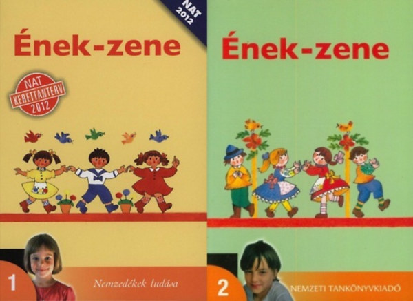 Lukin L�szl�n� Lantos Rezs�n� - 2 db �nek-zene tank�nyv: �nek-zene az �ltal�nos iskola 1. oszt�lya sz�m�ra + �nek-zene az �ltal�nos iskola 2. oszt�lya sz�m�ra