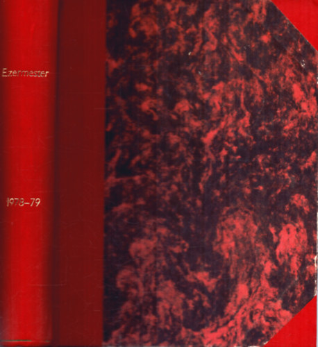 Szcs Jzsef - Ezermester 1978/1-12. - 1979/1-12. teljes vfolyam egybe ktve.