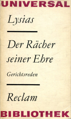 Lysias - Der Rcher seiner Ehre