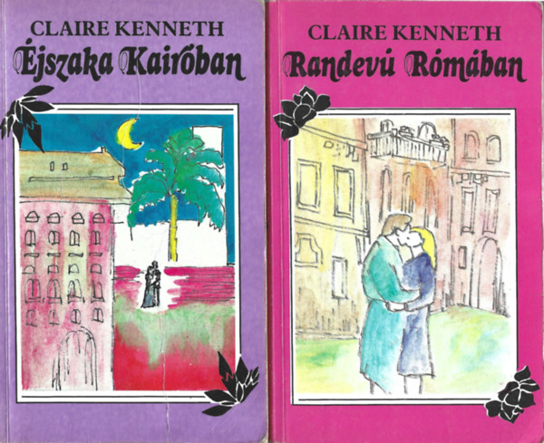 Claire Kenneth - 2 db könyv, Éjszaka Kairóban, Randevú Rómában