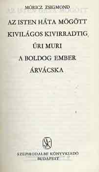 M�ricz Zsigmond - �t reg�ny