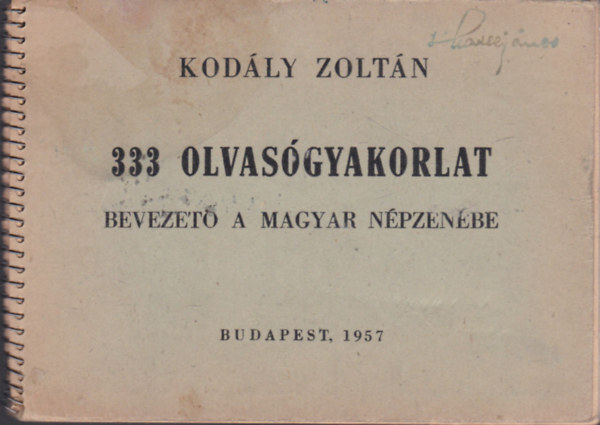 Kodly Zoltn - 333 olvasgyakorlat