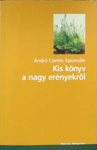 Andr Comte-Sponville - Kis knyv a nagy ernyekrl