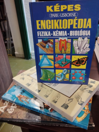 Dr. Tolnai Simon, Matthias Freude G�csei Imre - Ismeretterjeszt� k�nyvcsomag 4 DB K�NYVMENT� AJ�NLAT: Az ismeretlen v�ndorai. Fejezetek a F�ld felfedez�s�nek t�rt�net�b�l,K�pes Usborne enciklop�dia- fizika- k�mia- biol�gia, A b�v�szet k�nyve �s a leleplezett spiritizmus, Az �