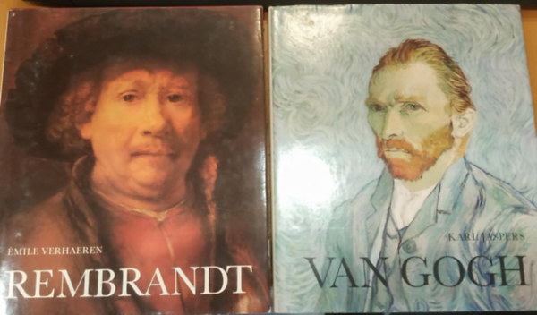 mile Verhaeren, Karl Jaspers - 2 db klasszikus fest: Rembrandt + Van Gogh