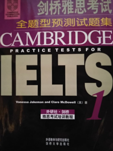 Cambridge Practice Tests for IELTS 1. - angol- knai nyelvknyv