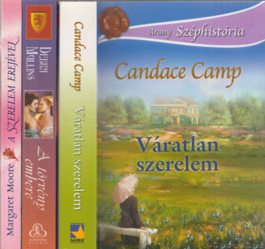 V�ratlan szerelem + A t�rv�ny embere + A szerelem erej�vel (3 db)