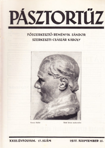 Reményik Sándor (főszerk.) - Pásztortűz XXIII. évf. 17. szám (1937. szeptember 15.)