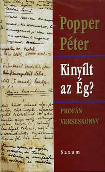 Popper P�ter - Kiny�lt az �g? - Prof�n versesk�nyv