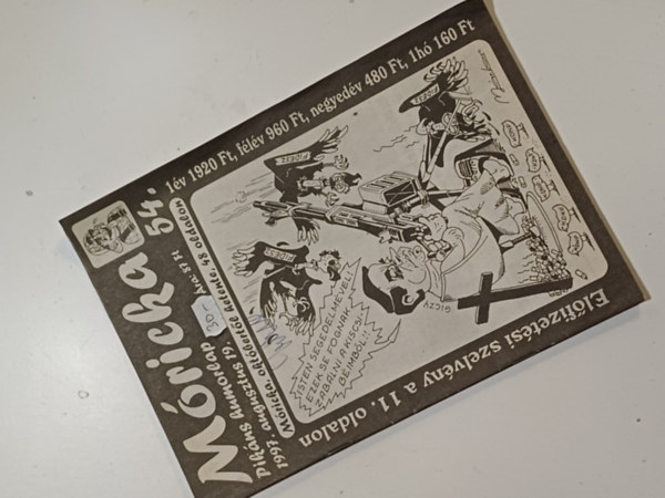 Tbb szerz - Mricka 54 (Pikns humorlap 1997)