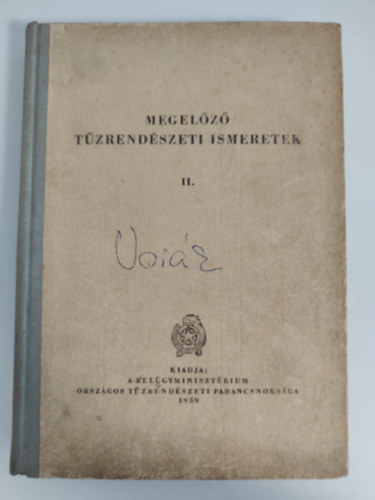 Megelz tzrendszeti ismeretek II.