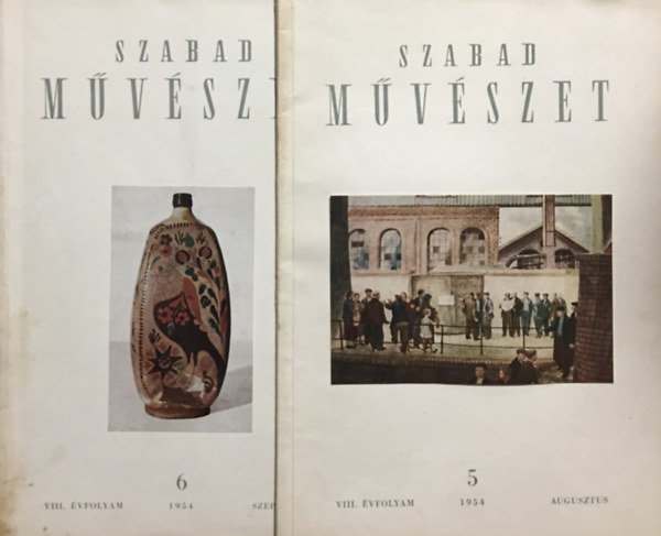 Lapkiad Vllalat - Szabad Mvszet 1954/ 5-6. szm - VII. vf.