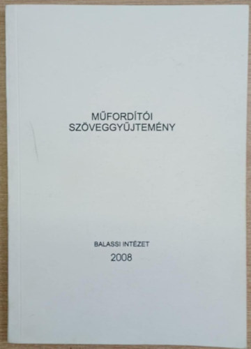 R�cz P�ter  (szerk.) - M�ford�t�i sz�veggy�tem�ny