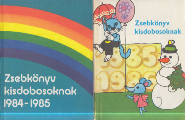 2 db. Zsebkönyv kisdobosoknak (1984-1985 + 1985-1986)