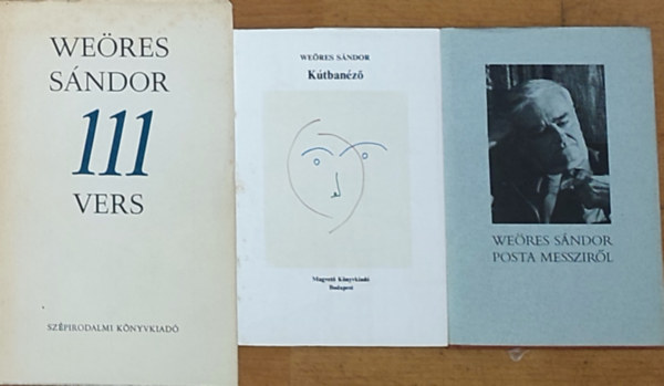 Weres Sndor - 3db Weres Sndor ktet - 111 vers, Posta messzirl, Ktbanz