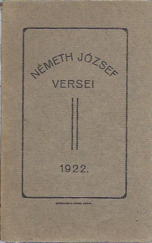 Németh József - Németh József versei (Dedikált!)