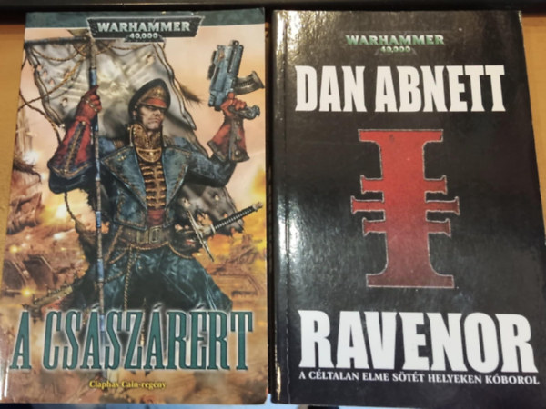 Dan Abnett Sandy Mitchell - 2 db Warhammer 40.000: A csszrrt (Ciaphas Cain regny) + Ravenor