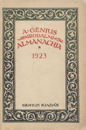 A Génius irodalmi almanachja 1923