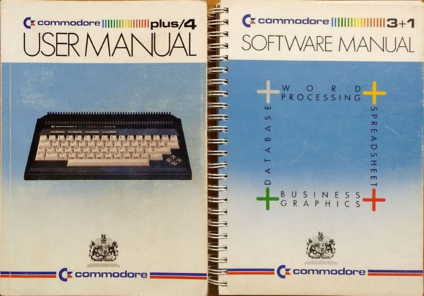 Commodore Plus/4 User Manual + Integrated Software Manual (2 ktet)