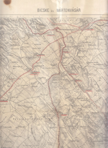 Bicske �s Martonv�s�r t�rk�pe (1:75 000)
