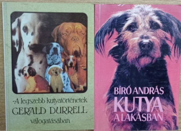 Br Andrs Gerald Durrell - 2 db kutys knyv: A legszebb kutyatrtnetek - Kutya a laksban