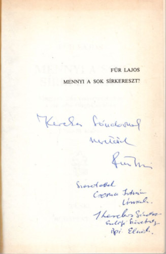 F�r Lajos - Mennyi a sok s�rkereszt? - dedik�lt