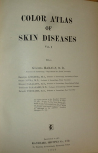 Giichiro Harada - Color Atlas of Skin Diseases I-II.