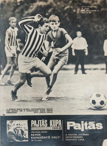 Vasvri Ferenc  (szerk.) - Pajts XXIII. vfolyam 37. szm (1968)