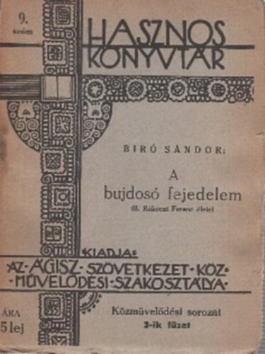 B�r� S�ndor - A bujdos� fejedelem