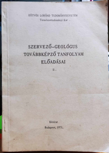 Galcz Andrs - Szervez-geolgus tovbbkpz tanfolyam eladsai II.