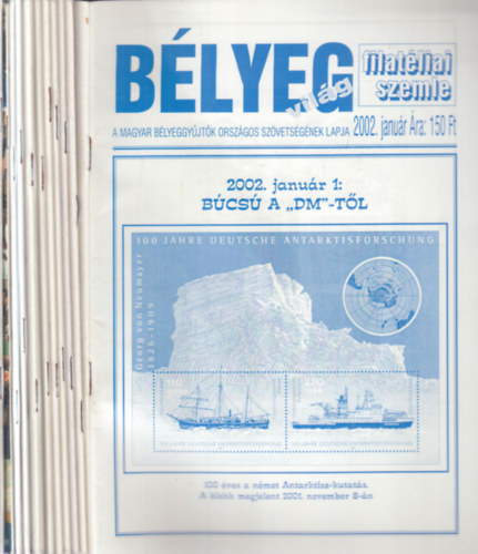 R�k�czi Margit - B�lyegvil�g 2002/1-12. (teljes �vfolyam, 11 db. lapsz�m)