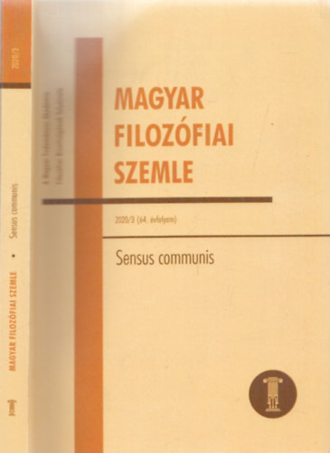 Magyar Filozófiai Szemle 2020/3 (64.évfolyam) - Sensus communis