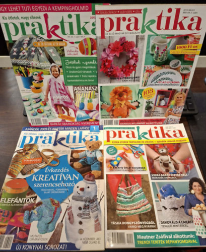 Boda Ildik� (f�szerk.) - 4 db Praktika magzin (sz�rv�nysz�mok): 2019. m�jus XXIII.�vf. 5. sz�m, 2015. j�lius XIX. �vf. 7. sz�m, 2020. m�jus XXIV. �vf. 5. sz�m, 2009. janu�r XIII. �vf. 1. sz�m