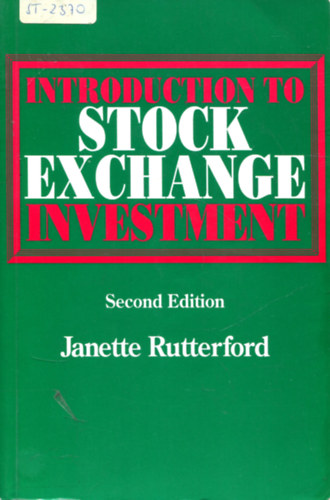Janette Rutterford - Introduction to Stock Exchange Investment