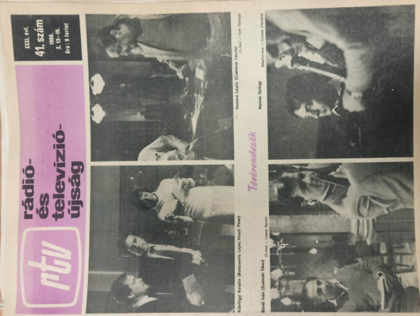 Rtv (Rádió- és televízióújság) 41, XXXI. évf. 1986. X. 13-19.